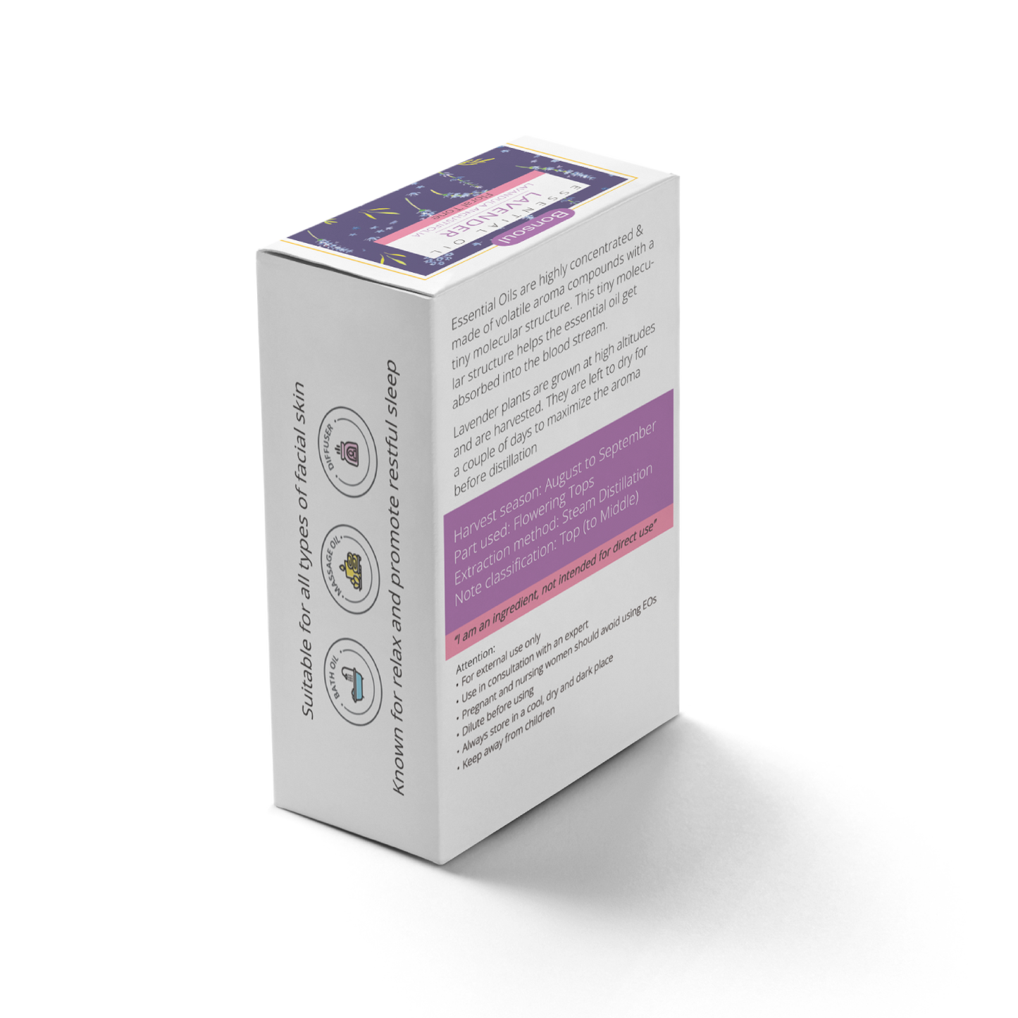 Bonsoul Pure and Natural Lavender Essential Oil