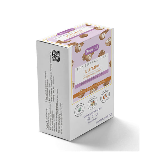 Bonsoul 100% Pure and Organic Srilankan Nutmeg Essential Oil