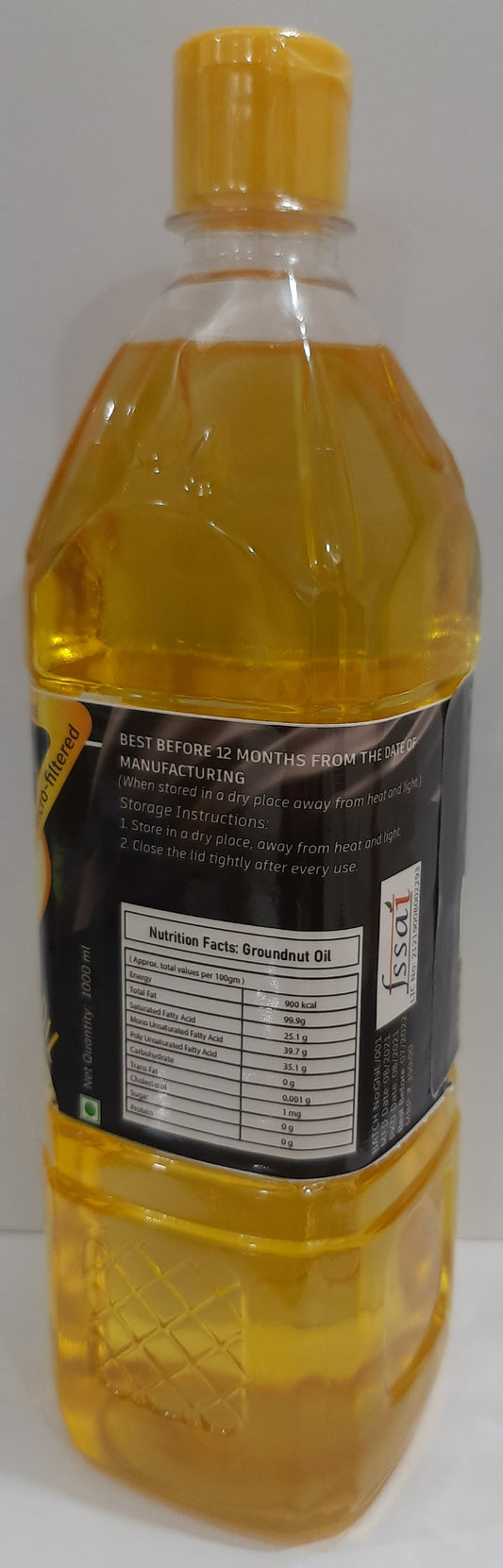 Bonsoul Cold Pressed Ground Nut Cooking Oil (extracted from non hybrid seeds)
