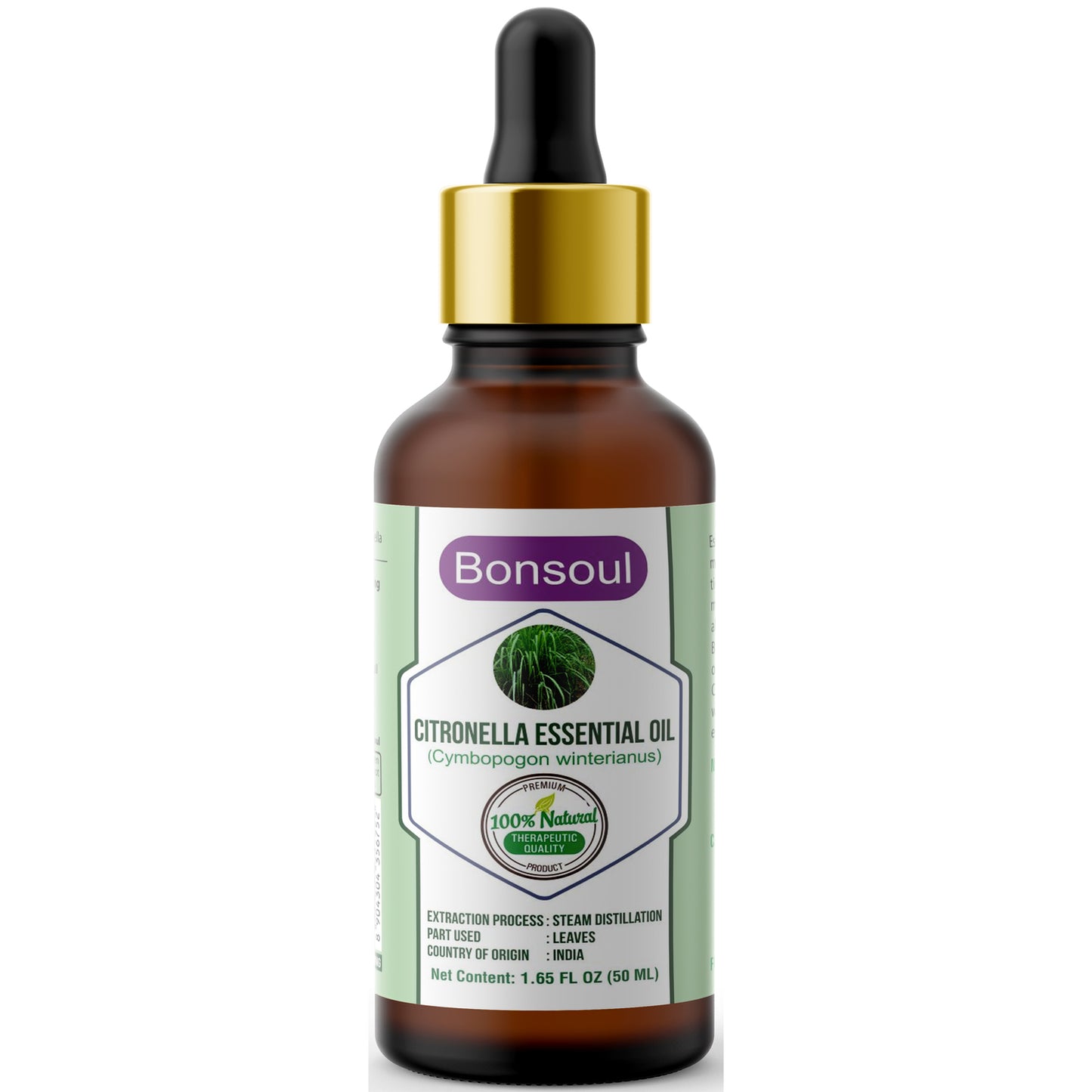 Bonsoul 100% Pure and Natural Citronella Essential Oil