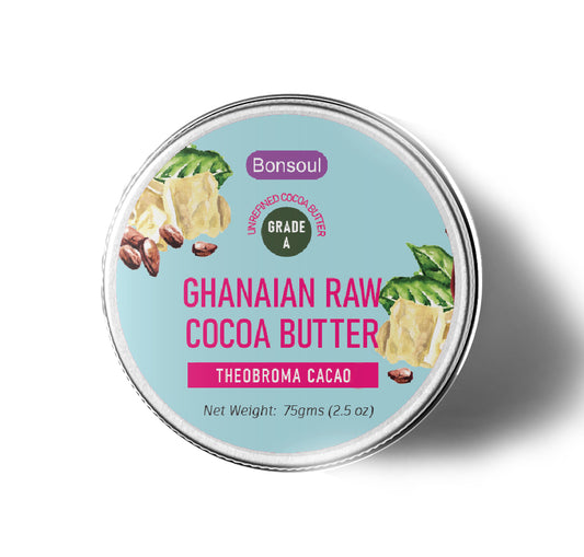 Bonsoul Grade A, Organic, unrefined Ghanaian Raw Cocoa Butter