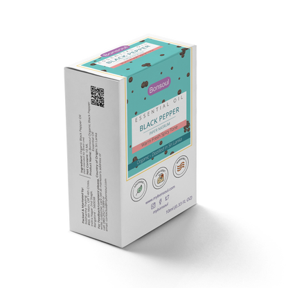 Bonsoul 100% Pure and Organic Srilankan Black Pepper Essential Oil