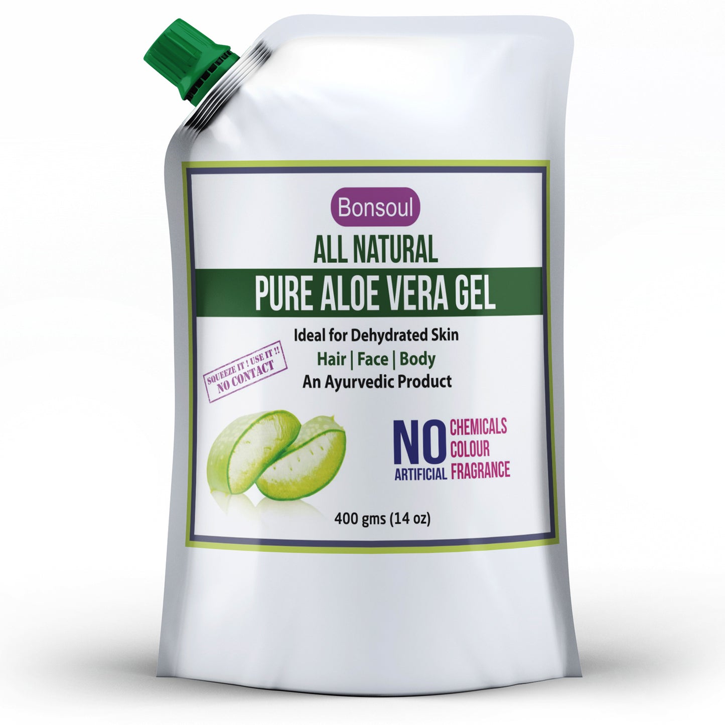 Bonsoul All Natural Pure Aloe Vera Gel