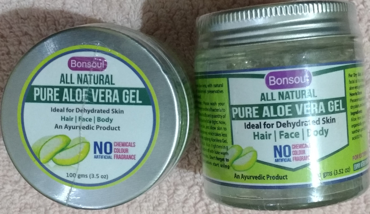Bonsoul All Natural Pure Aloe Vera Gel