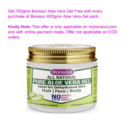 Bonsoul All Natural Pure Aloe Vera Gel