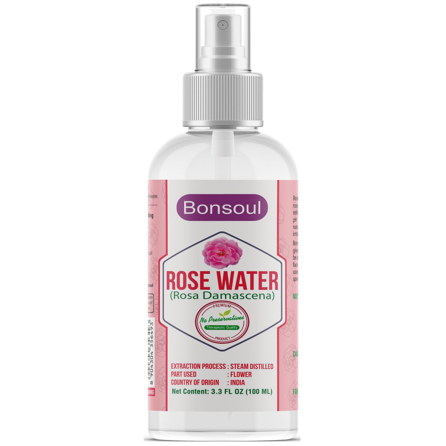 Nature's Shadow - Pure Edible Rose Water for Internal, External and Cooking  Purposes (Concentrated, 500 ML) - LowestRate Shopping