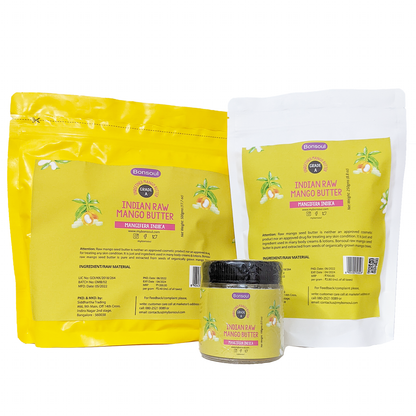 Bonsoul  Grade A, Organic, unrefined, Indian Raw Mango Butter