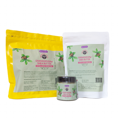 Bonsoul  Grade A, Organic, unrefined, Filtered Ghanaian Raw Ivory Shea Butter